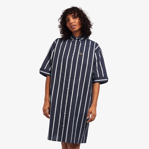 [Womens] 스트라이프 셔츠 드레스 (N13)