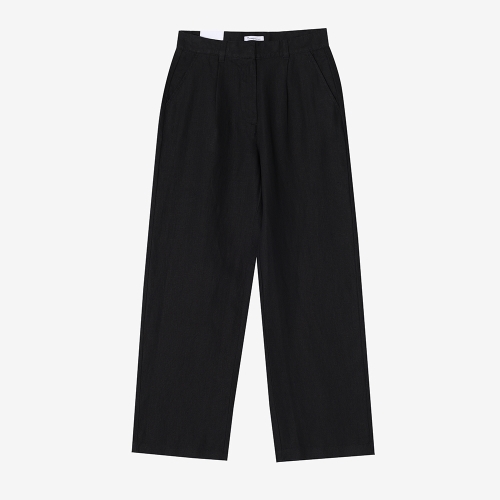 루즈 내추럴 리넨 팬츠 (BLK)